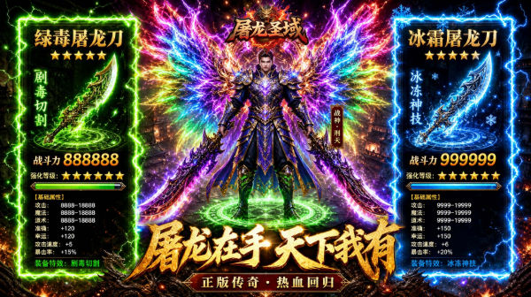 屠龙圣域游戏主视觉